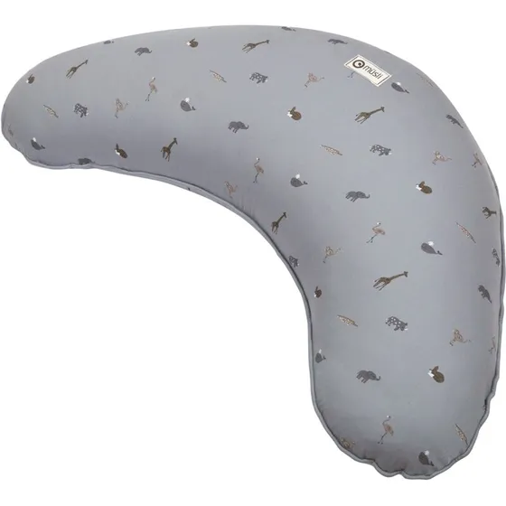 Müsli SLEEPY kapok ammepude 75x35 cm - blå/grå