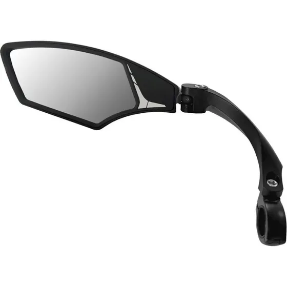 Bike Attitude venstre sidespejl, multi-justerbart, rustfrit