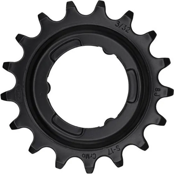 KMC Gearhjul 3/32 17T til Shimano Sort