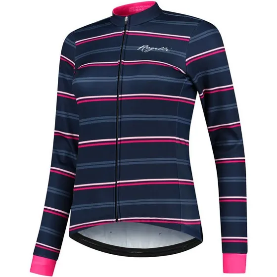 Rogelli Stripe Vinterjakke Windtex Blå/Pink M