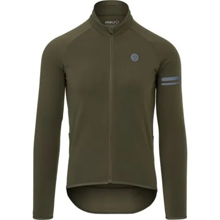 AGU Thermo Essential Langærmet Cykeltrøje Army Grøn L
