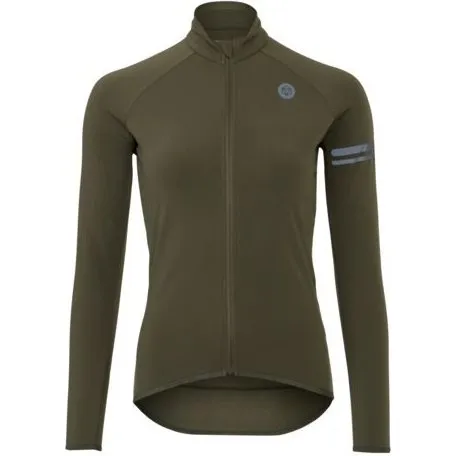 AGU Essential Thermo Cykeltrøje Dame Army Grøn S
