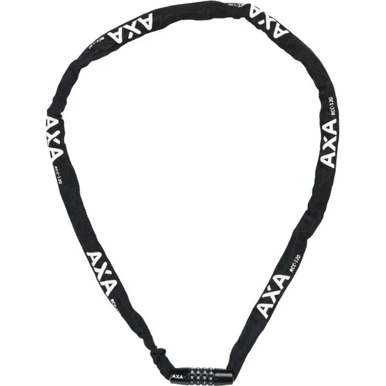 AXA Rigid Code Kædelås 120 cm – Sort, 3,5 mm
