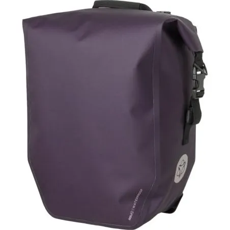 AGU Clean Single Shelter Click'nGo Large Cykeltaske, 21L, Lilla Suede