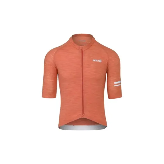 AGU Merino Performance Cykeltrøje Korte ærmer Sunset Orange Herre