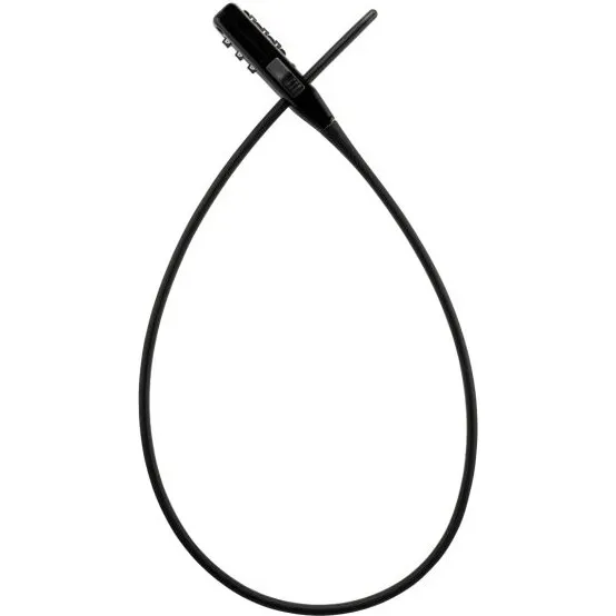 Trelock Rem-It kodelås kabel 53 cm, 10 mm – sort
