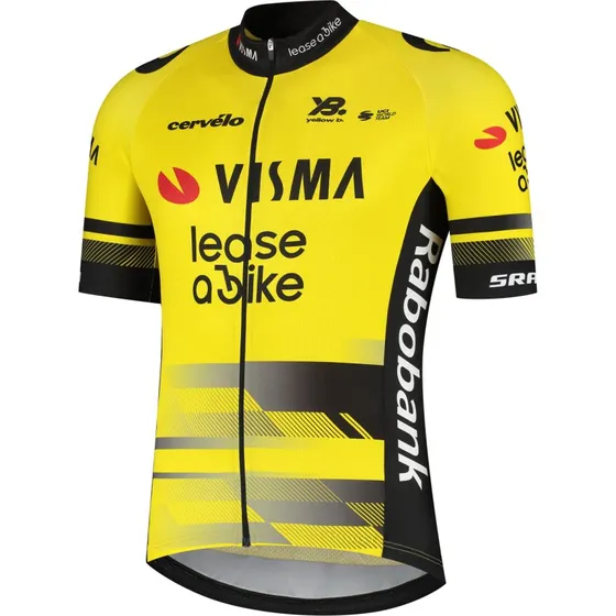 Team Visma Lease a Bike 2025 Replica II kortærmet gul/sort dame