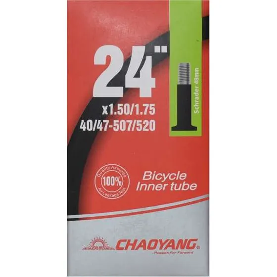 Chaoyang Slange 24" x 1,50-1,75 med 48mm Autoventil