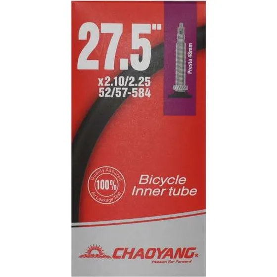 Chaoyang 27,5" x 2,10-2,25 slange med 48mm racerventil