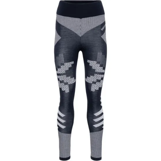Kari Traa Faith Merino Tights Blå/Hvid L