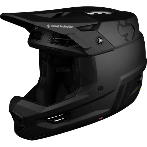 Sweet Protection Fixer Composite 2Vi Mips Fullface Hjelm, Matte Black, S