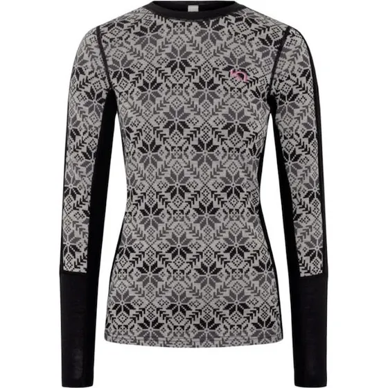 Kari Traa Anna Merino Baselayer Trøje Sort Dame XL