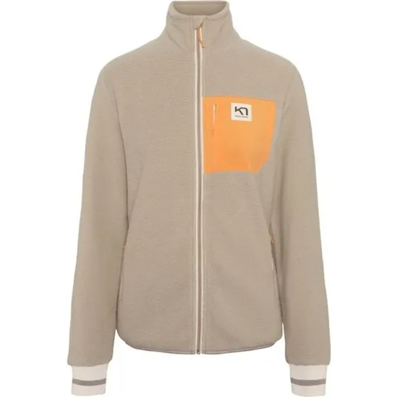 Kari Traa Rothe Midlayer Fleece Trøje Beige Dame