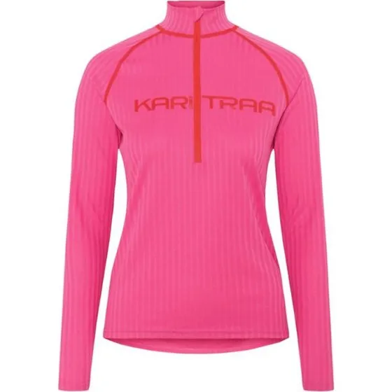 Kari Traa Ella Half Zip Baselayer Trøje Pink Dame