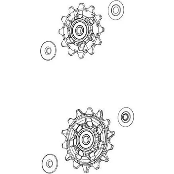 SRAM Force eTap Pulleyhjul 12 gear - 2 stk.