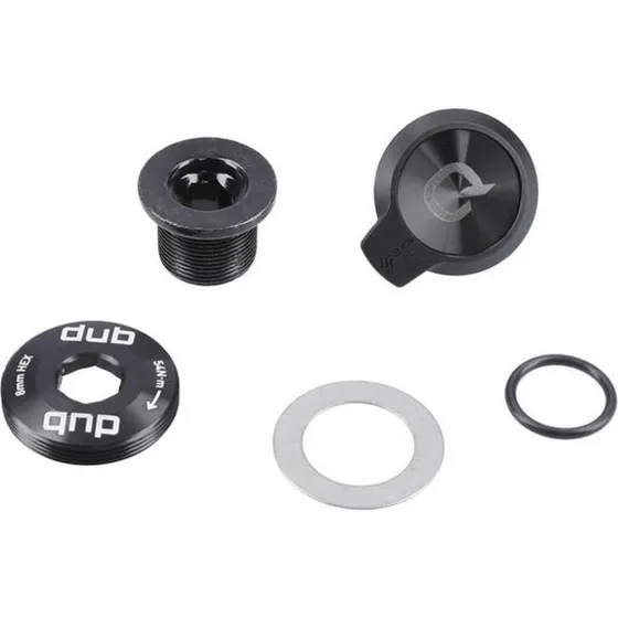 Quarq Sram Rival D1 Powermeter Krank Bolt M18/M30, Sort