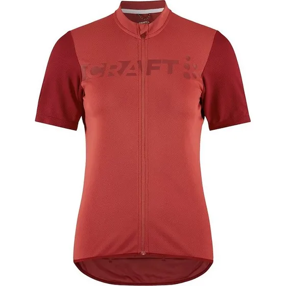 Craft Endur Logo Kortærmet Cykeltrøje Dame Astro/Rhubarb