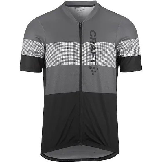 Craft Core Endur Logo Kortærmet Cykeltrøje Sort Herre