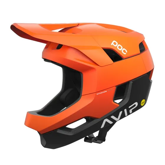 POC Otocon Race MIPS Fullfacehjelm, fluorescent orange/uranium black, 59-62 cm