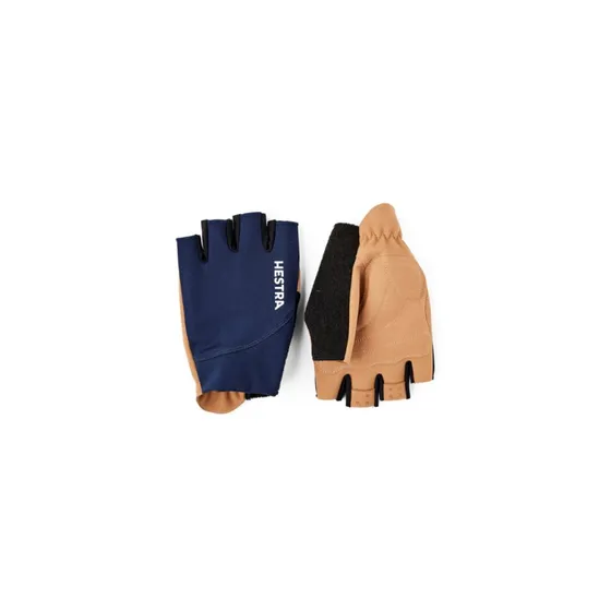 Hestra Spiro Short Cykelhandsker Navy/Tan, Str. 10