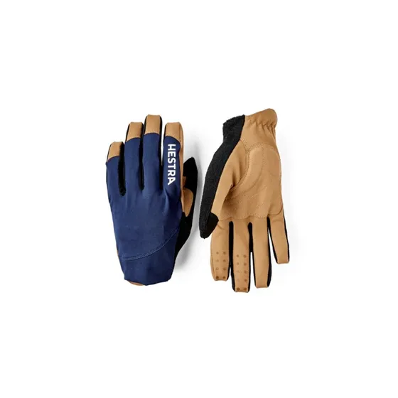 Hestra Spiro Long Cykelhandsker Navy/Tan, Str. 9