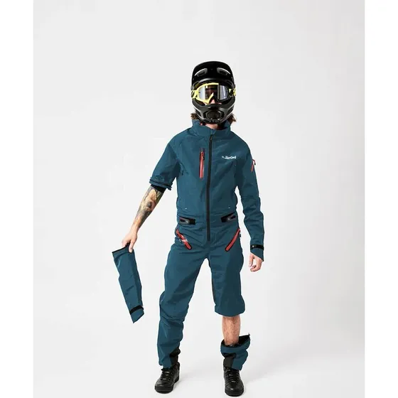 Dirtlej Dirtsuit SFD Edition Heldragt Greenblue Cherry Herre XXL