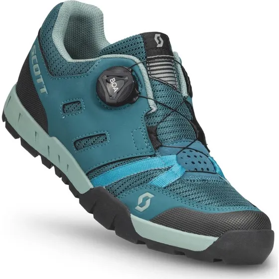 SCOTT Sport Crus-r Flat Boa Dame - Petrol Blue/Mint Green - Str. 39