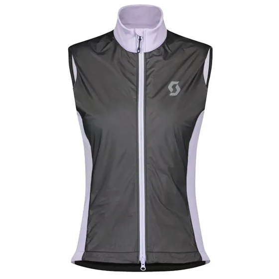Scott Gravel Warm Merino Vest Lilla/Sort Dame XL