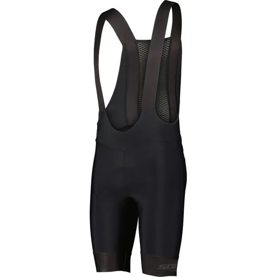 SCOTT RC Pro+++ Bibshorts Sort med Gråt Logo, M