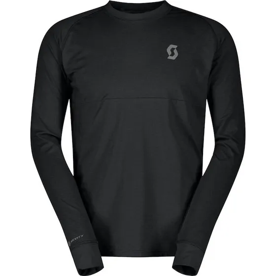 SCOTT Trail Storm Warm Light Tee LS Cykeltrøje Sort Dame