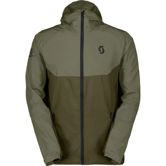 SCOTT Explorair Light Windbreaker cykeljakke hay green/fir green herre