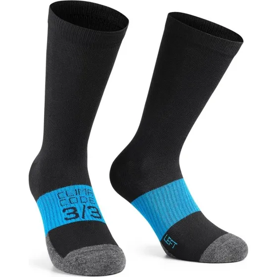 Assos Winter Socks Evo Cykelstrømper, Sort, Str. 0