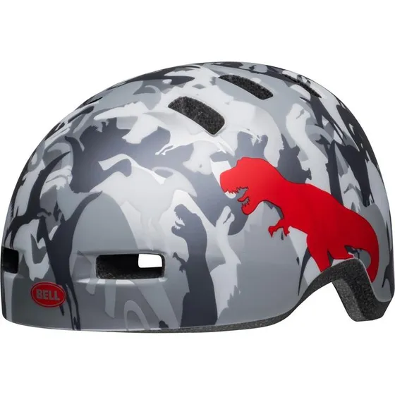 Bell Lil Rippers Cykelhjelm Børn Mat Grå/Sølv/Camo 45-52 cm