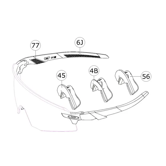 Oakley Encoder Nose Pad Sort 45