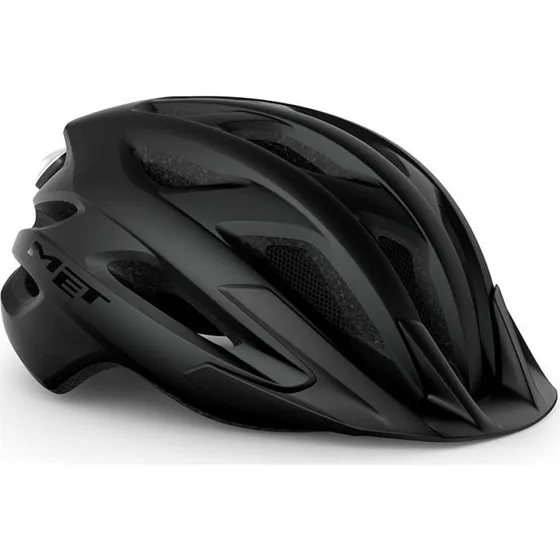 MET Crossover MIPS Cykelhjelm, Mat Sort, 52-59 cm