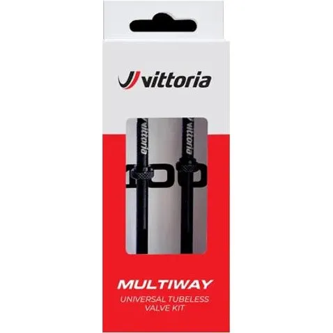 Vittoria Tubeless Ventiler 100 mm, 2 stk, Sort