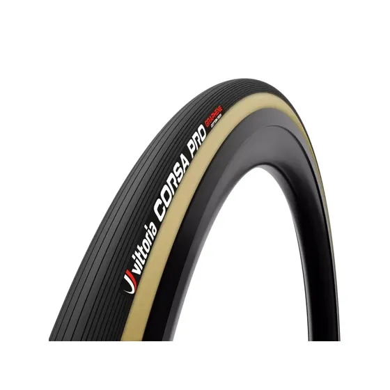Vittoria Corsa Pro G2 700x25C tubular sort/brun