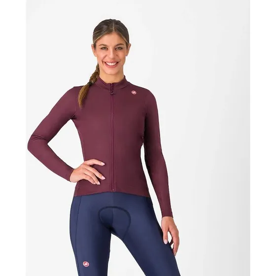 Castelli Espresso W Termo-Jakke Deep Bordeaux