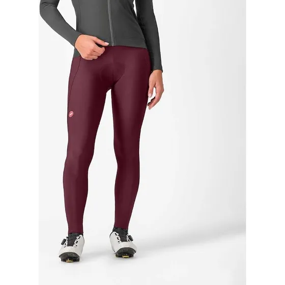 Castelli Espresso DT Bibtights, Dark Deep Bordeaux, Dame, M