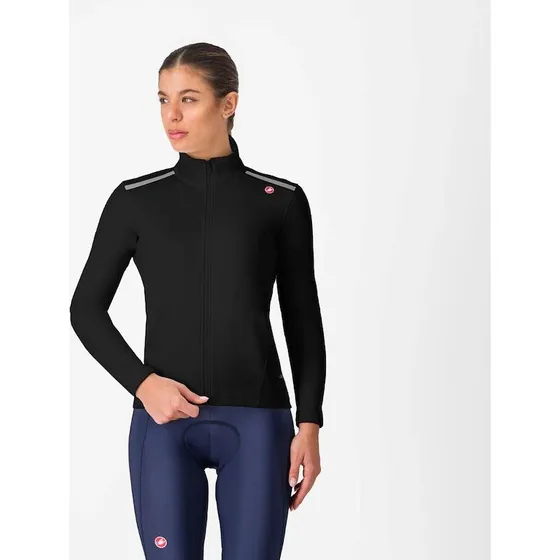 Castelli Espresso Air Cykeljakke Women Light Black XS