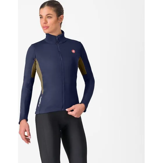 Castelli Entrata 2 Cykeljakke Dame Belgian Blue/Deep Green
