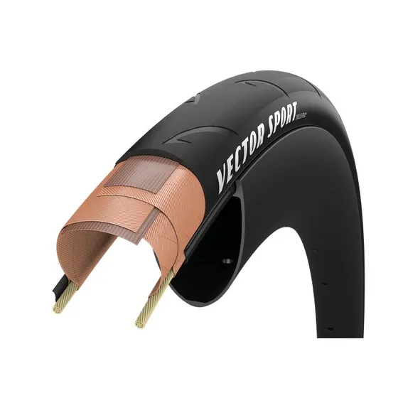 Goodyear Vector Sport 700x25C Tube Type - Sort