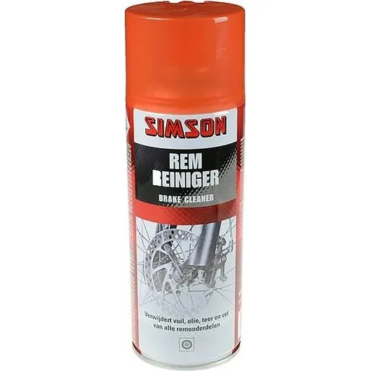 Simson Bremserens Spray 400 ml med 2 sprayhoveder