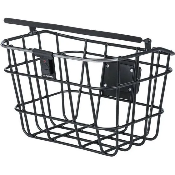Basil Northlight Aluminium Cykelkurv Sort 30x38x26 cm