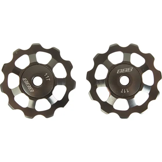 BBB Pulleyhjul 11 tænd 7075 Alu ABEC-5 Grå (2 stk)