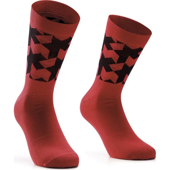 Assos Monogram Socks EVO Vignaccia Red, Str. 0