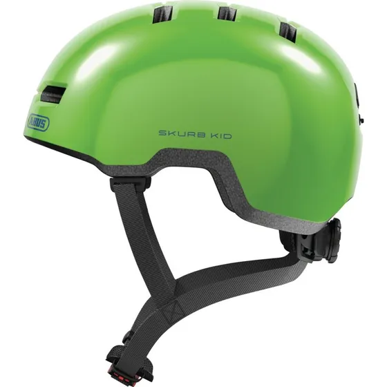 ABUS Skurb Kid Cykelhjelm Shiny Green