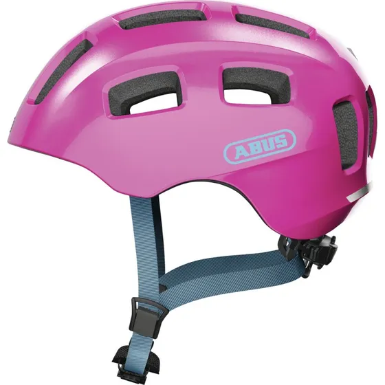 ABUS Youn-I 2.0 Cykelhjelm LED Sparkling Pink