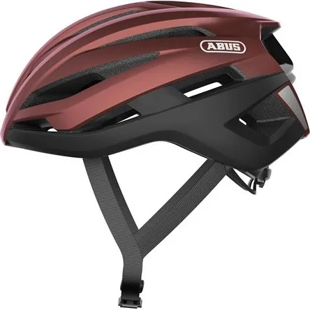 Abus StormChaser Cykelhjelm, Mørkerød