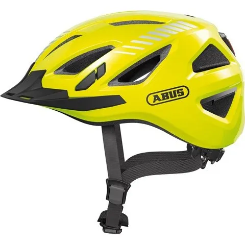 ABUS Urban-I 3.0 Signal, gul, cykelhjelm med LED og refleks